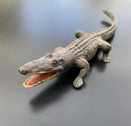 Massefigur krokodil mit - massefigur,
