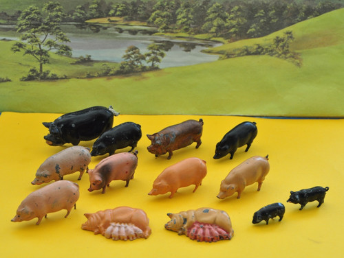 Britains hollow cast schweine - hollow-cast,