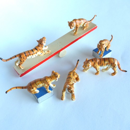 6 tiger tier - tiger, tier-figuren